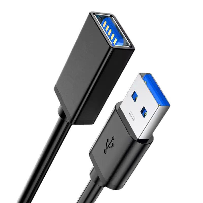 Jatkokaapeli - USB-USB 3.0 - 2 metriä musta hinta ja tiedot | Adapterit | hobbyhall.fi