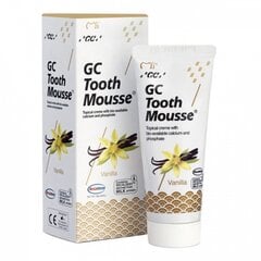 GC Tooth Mousse Recaldent, 35 ml, fluoriton, vaniljan makuinen, remineralisoiva hammasvoide. hinta ja tiedot | Suuhygienia | hobbyhall.fi