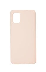 Silikonikotelo Samsung Galaxy S20 SoundBerry (real liquide silicone Easy Cleaning), pinkki - Pink Sand hinta ja tiedot | Puhelimen kuoret ja kotelot | hobbyhall.fi