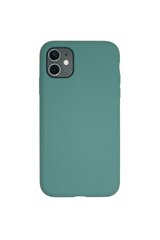 Silikonikotelo Apple iPhone 11 SoundBerry (real liquide silicone Easy Clean), vihreä - Ocean Green hinta ja tiedot | Puhelimen kuoret ja kotelot | hobbyhall.fi