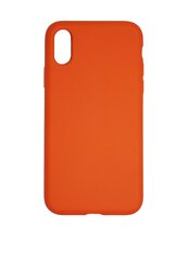 Silikonikotelo Apple iPhone X/XS SoundBerry (real liquide silicone Easy Clean), punainen - canfy red hinta ja tiedot | Puhelimen kuoret ja kotelot | hobbyhall.fi