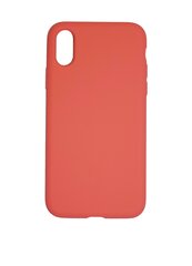 Silikonikotelo Apple iPhone X/XS SoundBerry (real liquide silicone Easy Clean), pinkki - candy red hinta ja tiedot | Puhelimen kuoret ja kotelot | hobbyhall.fi