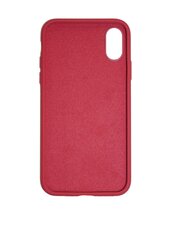 Silikonikotelo Apple iPhone X/XS SoundBerry (real liquide silicone Easy Clean), punainen - scarlet hinta ja tiedot | Puhelimen kuoret ja kotelot | hobbyhall.fi