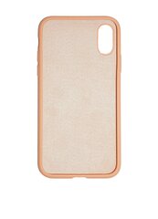 Silikonikotelo Apple iPhone X/XS SoundBerry (real liquide silicone Easy Clean), oranssi - salmon hinta ja tiedot | Puhelimen kuoret ja kotelot | hobbyhall.fi