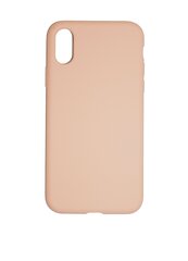 Silikonikotelo Apple iPhone X/XS SoundBerry (real liquide silicone Easy Clean), pinkki - flamingo hinta ja tiedot | Puhelimen kuoret ja kotelot | hobbyhall.fi