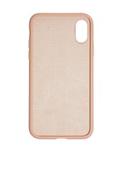 Silikonikotelo Apple iPhone X/XS SoundBerry (real liquide silicone Easy Clean), pinkki - flamingo hinta ja tiedot | Puhelimen kuoret ja kotelot | hobbyhall.fi