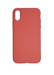 Silikonikotelo Apple iPhone X/XS SoundBerry (real liquide silicone Easy Clean), punainen - raspberry hinta ja tiedot | Puhelimen kuoret ja kotelot | hobbyhall.fi