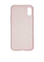 Silikonikotelo Apple iPhone X/XS SoundBerry (real liquide silicone Easy Clean), pinkki - pink rose hinta ja tiedot | Puhelimen kuoret ja kotelot | hobbyhall.fi