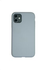 Silikonikotelo Apple iPhone 11 Pro SoundBerry (real liquide silicone Easy Clean), harmaa - grey ice hinta ja tiedot | Puhelimen kuoret ja kotelot | hobbyhall.fi