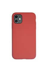 Silikonikotelo Apple iPhone 11 Pro SoundBerry (real liquide silicone Easy Clean), pinkki - strawberry hinta ja tiedot | Puhelimen kuoret ja kotelot | hobbyhall.fi