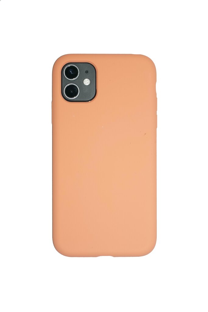 Silikonikotelo Apple iPhone 11 Pro SoundBerry (real liquide silicone Easy Clean), oranssi - tangerine hinta ja tiedot | Puhelimen kuoret ja kotelot | hobbyhall.fi