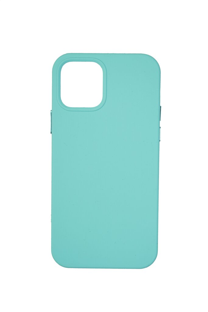 Silikonikotelo Apple iPhone 12/12 Pro SoundBerry (real liquide silicone Easy Clean), vihreä - emerald green hinta ja tiedot | Puhelimen kuoret ja kotelot | hobbyhall.fi