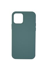 Silikonikotelo Apple iPhone 12/12 Pro SoundBerry (real liquide silicone Easy Clean), vihreä - green moss hinta ja tiedot | Puhelimen kuoret ja kotelot | hobbyhall.fi