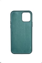 Silikonikotelo Apple iPhone 12/12 Pro SoundBerry (real liquide silicone Easy Clean), vihreä - green moss hinta ja tiedot | Puhelimen kuoret ja kotelot | hobbyhall.fi