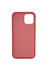 Silikonikotelo Apple iPhone 12/12 Pro SoundBerry (real liquide silicone Easy Clean), punainen - persian red hinta ja tiedot | Puhelimen kuoret ja kotelot | hobbyhall.fi