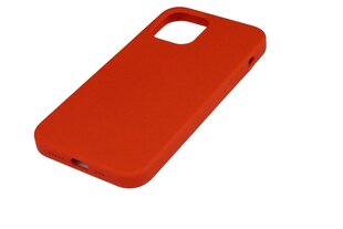 Silikonikotelo Apple iPhone 12 Mini SoundBerry (real liquide silicone Easy Clean), punainen hinta ja tiedot | Puhelimen kuoret ja kotelot | hobbyhall.fi