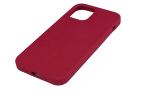 Silikonikotelo Apple iPhone 12 Pro Max SoundBerry (real liquide silicone Easy Clean), punainen hinta ja tiedot | Puhelimen kuoret ja kotelot | hobbyhall.fi