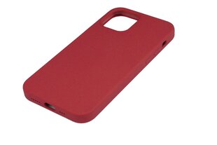 Silikonikotelo Apple iPhone 12 Mini SoundBerry (real liquide silicone Easy Clean), punainen hinta ja tiedot | Puhelimen kuoret ja kotelot | hobbyhall.fi
