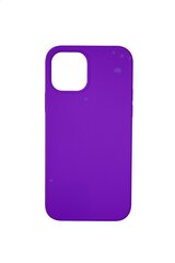 Silikonikotelo Apple iPhone 12 Pro Max SoundBerry (real liquide silicone Easy Clean), violetti hinta ja tiedot | Puhelimen kuoret ja kotelot | hobbyhall.fi