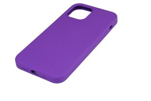Silikonikotelo Apple iPhone 12 Pro Max SoundBerry (real liquide silicone Easy Clean), violetti hinta ja tiedot | Puhelimen kuoret ja kotelot | hobbyhall.fi