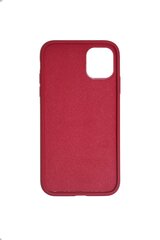 Silikonikotelo Apple Iphone 11 Pro Max SoundBerry (real liquide silicone Easy Clean), punainen hinta ja tiedot | Puhelimen kuoret ja kotelot | hobbyhall.fi