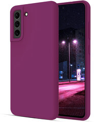 Silikonikotelo Samsung Galaxy S22 Plus SoundBerry (real liquide silicone Easy Clean), violetti hinta ja tiedot | Puhelimen kuoret ja kotelot | hobbyhall.fi