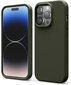 Silikonikotelo Apple iPhone 14 Pro SoundBerry (real liquide silicone Easy Clean), vihreä - Seaweed hinta ja tiedot | Puhelimen kuoret ja kotelot | hobbyhall.fi