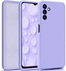 Silikonikotelo Samsung Galaxy A13 5G SoundBerry (real liquide silicone Easy Clean), violetti hinta ja tiedot | Puhelimen kuoret ja kotelot | hobbyhall.fi