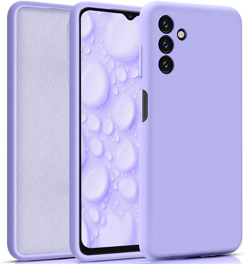 Silikonikotelo Samsung Galaxy A13 5G SoundBerry (real liquide silicone Easy Clean), violetti hinta ja tiedot | Puhelimen kuoret ja kotelot | hobbyhall.fi