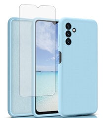 Suojasarja - silikonikuori Samsung Galaxy A13 5G (real liquide Easy clean) + näytönsuoja 2.5D Basic hinta ja tiedot | Puhelimen kuoret ja kotelot | hobbyhall.fi