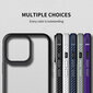 Kirkas PC Antishock Hard Case Apple iPhone 14 Pro Max, violetti hinta ja tiedot | Puhelimen kuoret ja kotelot | hobbyhall.fi