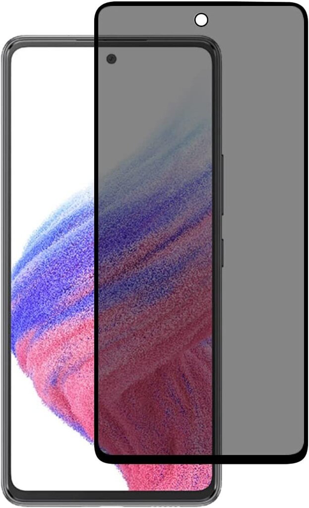 Näytönsuoja Rock'it Privacy(Anti-Spy) 5D Samsung Galaxy A52/A52 4G/A52 5G/A52s puhelimelle hinta ja tiedot | Näytönsuojakalvot ja -lasit | hobbyhall.fi