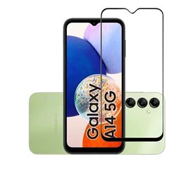 Näytönsuoja Soundberry 5D/9H Crystal Clear full cover glass Samsung Galaxy A14/A14 5G puhelimelle hinta ja tiedot | Näytönsuojakalvot ja -lasit | hobbyhall.fi