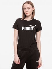 Ess logo tee puma naiset black 58677401 hinta ja tiedot | Naisten T-paidat | hobbyhall.fi