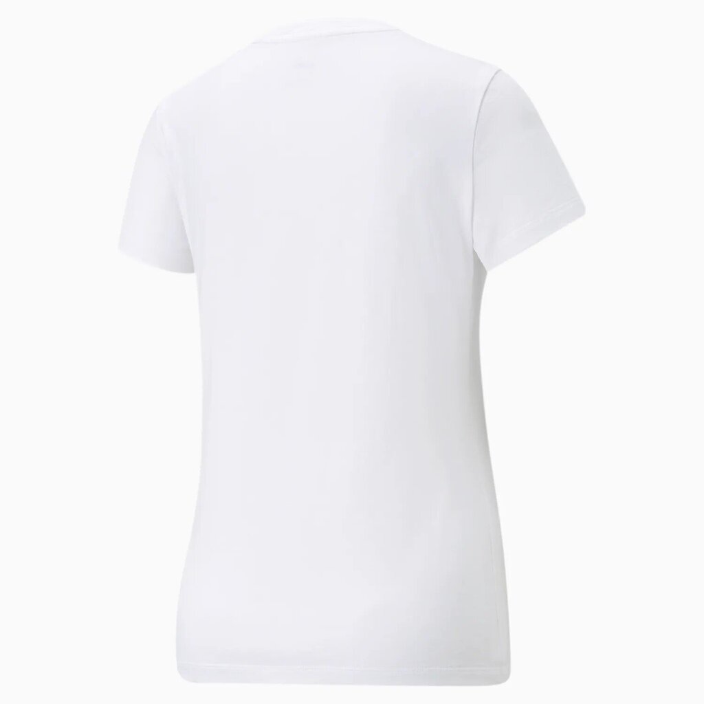 Ess+ metallic logo tee puma naiset white 84830302 hinta ja tiedot | Naisten T-paidat | hobbyhall.fi