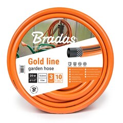 Puutarhaletku 1/2" - 50m GOLD LINE Bradas hinta ja tiedot | Puutarhaletkut, kastelukannut ja muut kastelutarvikkeet | hobbyhall.fi