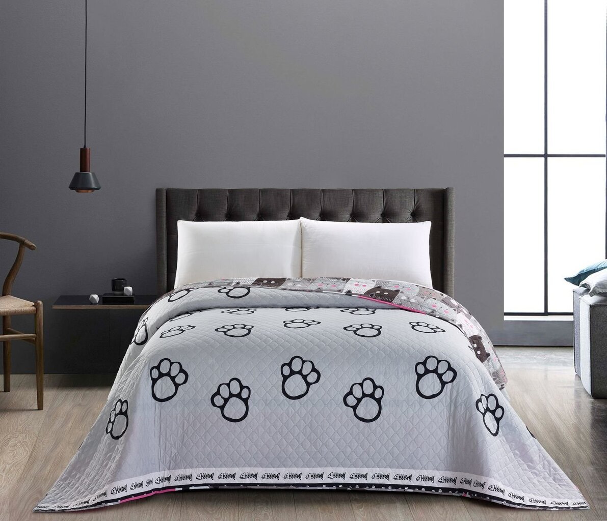 DecoKing päiväpeitto Cats Invasion, 170x210 cm. hinta ja tiedot | Päiväpeitot ja huovat | hobbyhall.fi