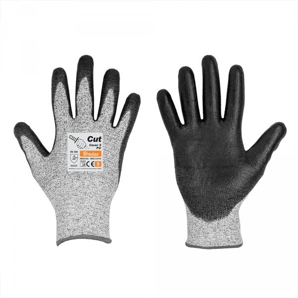 Gloves CUT COVER 5 PU, size 7 hinta ja tiedot | Työkäsineet | hobbyhall.fi
