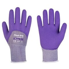 Käsineet FLASH GRIP LAVENDER FULL, koko 6 hinta ja tiedot | Työkäsineet | hobbyhall.fi