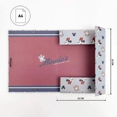 Kansio Minni Hiiri A4, harmaa (24 x 34 x 4 cm) hinta ja tiedot | Toimistotarvikkeet | hobbyhall.fi