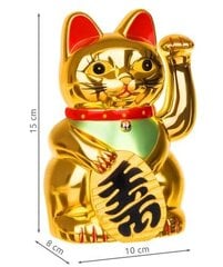 Onnea symboli Maneki-Neko, kulta hinta ja tiedot | Muut hauskat lahjaideat | hobbyhall.fi