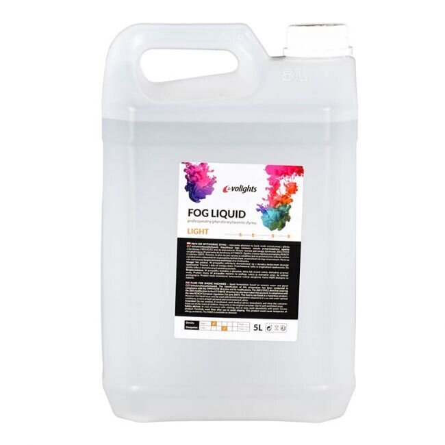 Evolights Fog Liquid Ligh sumuneste savukoneeseen, 5L hinta ja tiedot | Juhlakoristeet | hobbyhall.fi