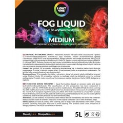 Light4me Fog Liquid Medium neste savukoneelle, 5L hinta ja tiedot | Juhlakoristeet | hobbyhall.fi