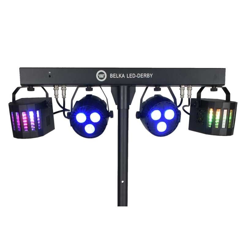 Light4Me T-Bar LED Derby PAR -valaistussarja hinta ja tiedot | Juhlakoristeet | hobbyhall.fi