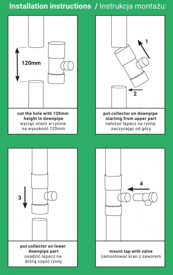 Sadevedenkeräin/lukko venttiilillä - 80mm - ruskea hinta ja tiedot | Sadevesijärjestelmät | hobbyhall.fi