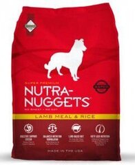 Koiran kuivaruoka Nutra Nuggets Lamb & Rice, lampaanlihaa ja riisiä, 15kg. hinta ja tiedot | Koiran kuivaruoka | hobbyhall.fi