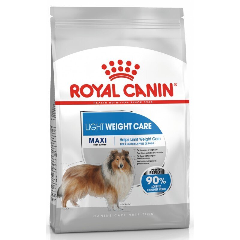 Royal Canin Maxi Light Weight Care kuivaruoka koirille, 12 kg. hinta ja tiedot | Koiran kuivaruoka | hobbyhall.fi