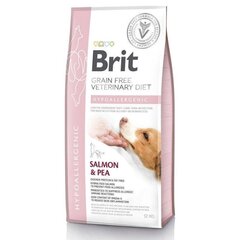 Brit GF Veterinary Diets aikuisille koirille lohen ja herneen kanssa Hypoallergeeninen, 12 kg hinta ja tiedot | Brit Vet Lemmikit | hobbyhall.fi