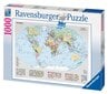 Puzzle 1000 Maailmankartta hinta ja tiedot | Palapelit | hobbyhall.fi