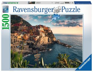 Puzzle 1500 osaa Näkymä Cinque Terre hinta ja tiedot | Ravensburger Lapset | hobbyhall.fi